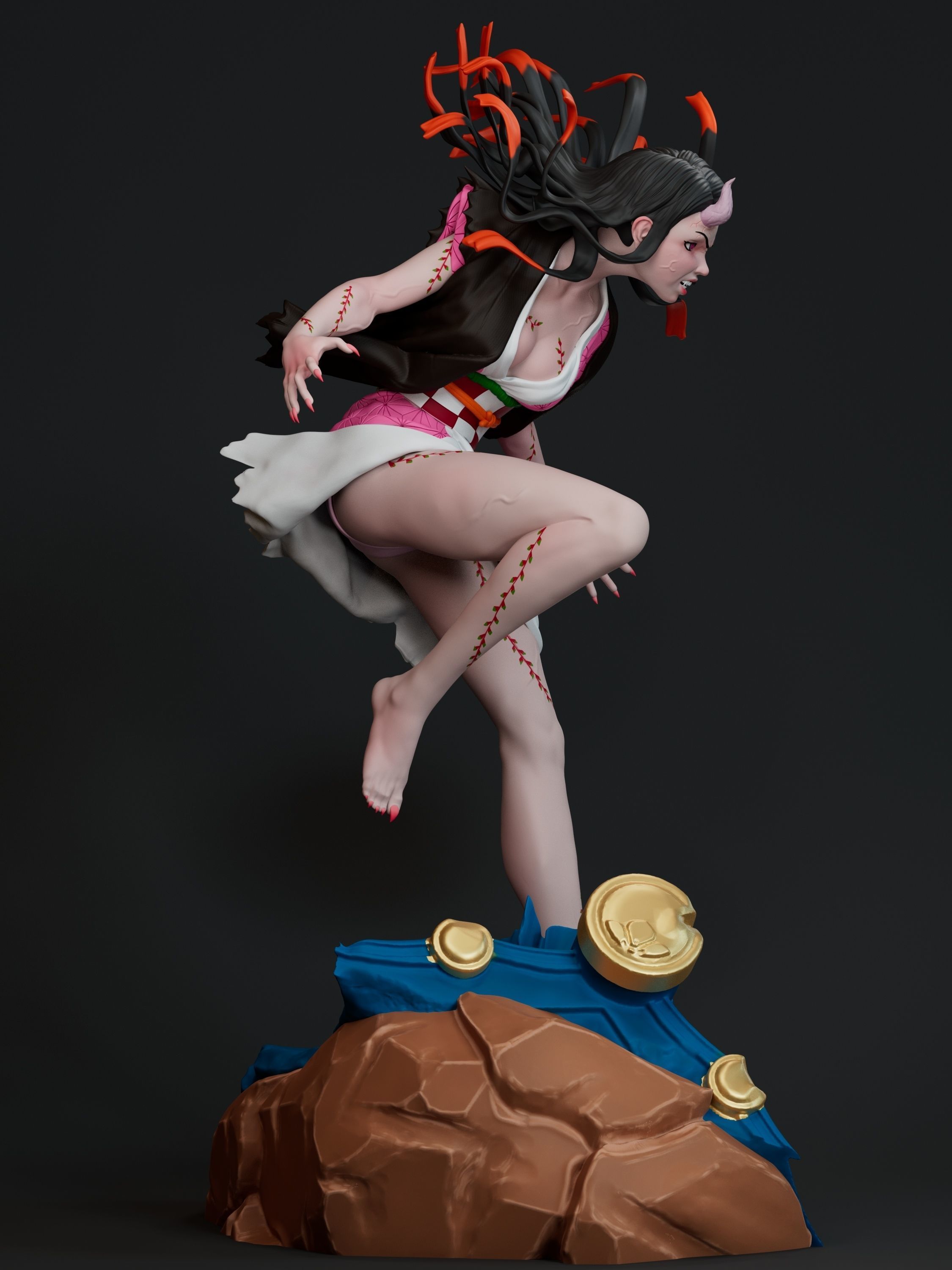 NEZUKO - KIMETSU NO YAIBA FIGURE 3D print model_7