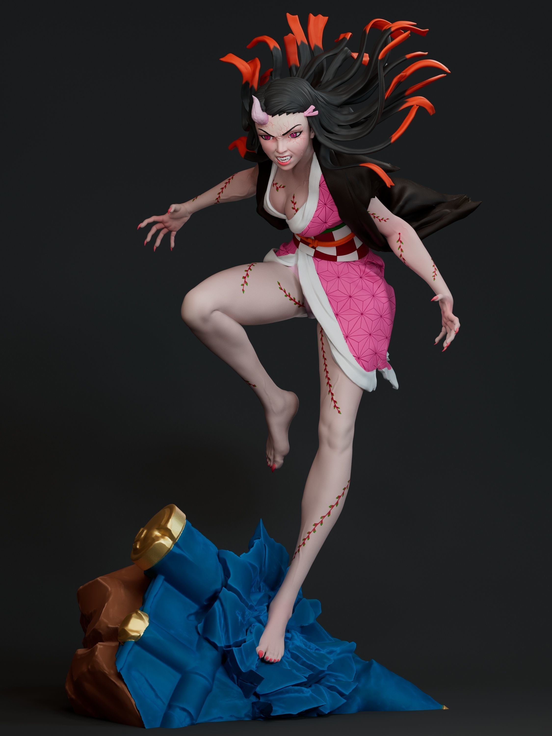 NEZUKO - KIMETSU NO YAIBA FIGURE 3D print model_6