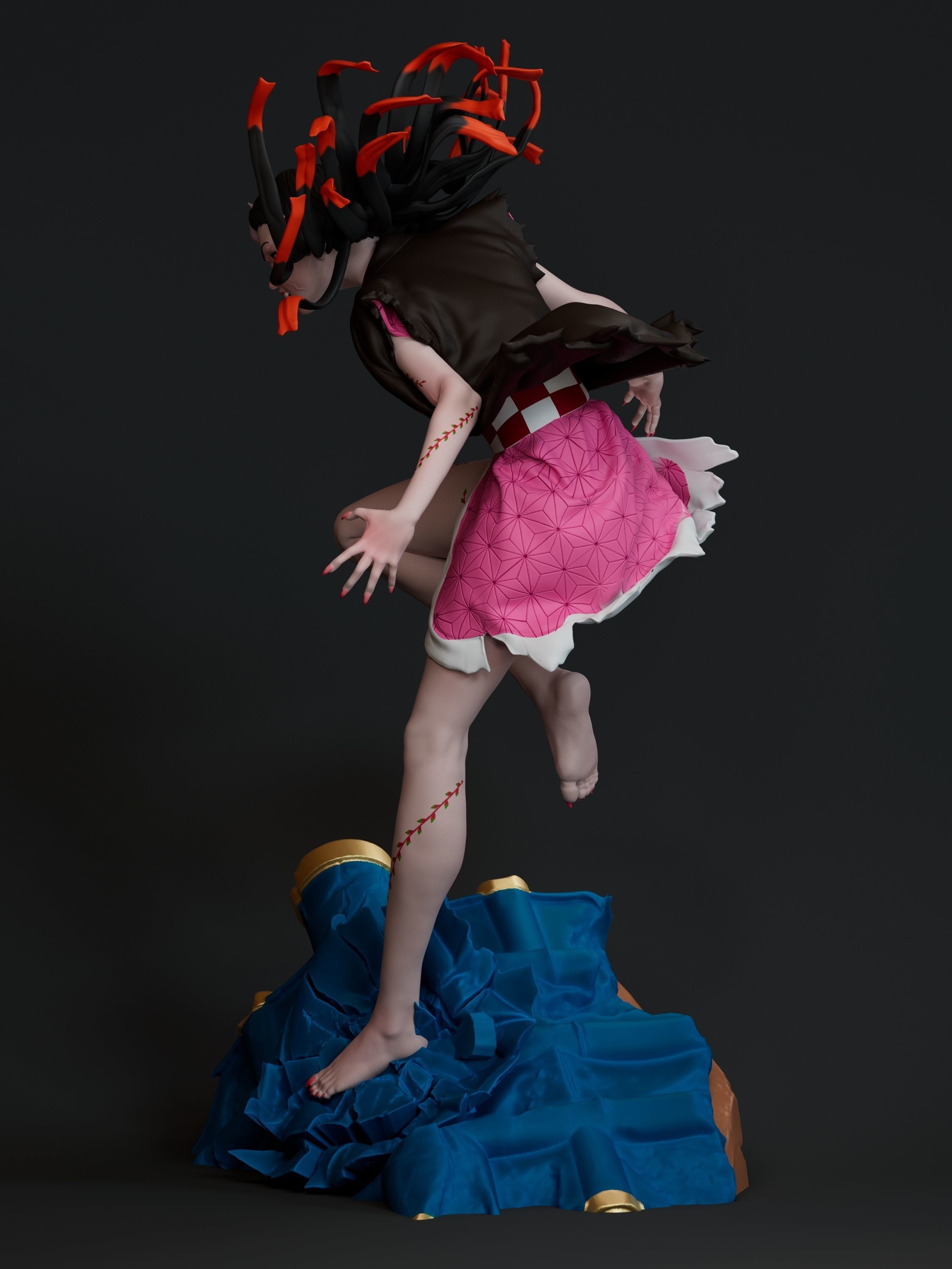NEZUKO - KIMETSU NO YAIBA FIGURE 3D print model_9