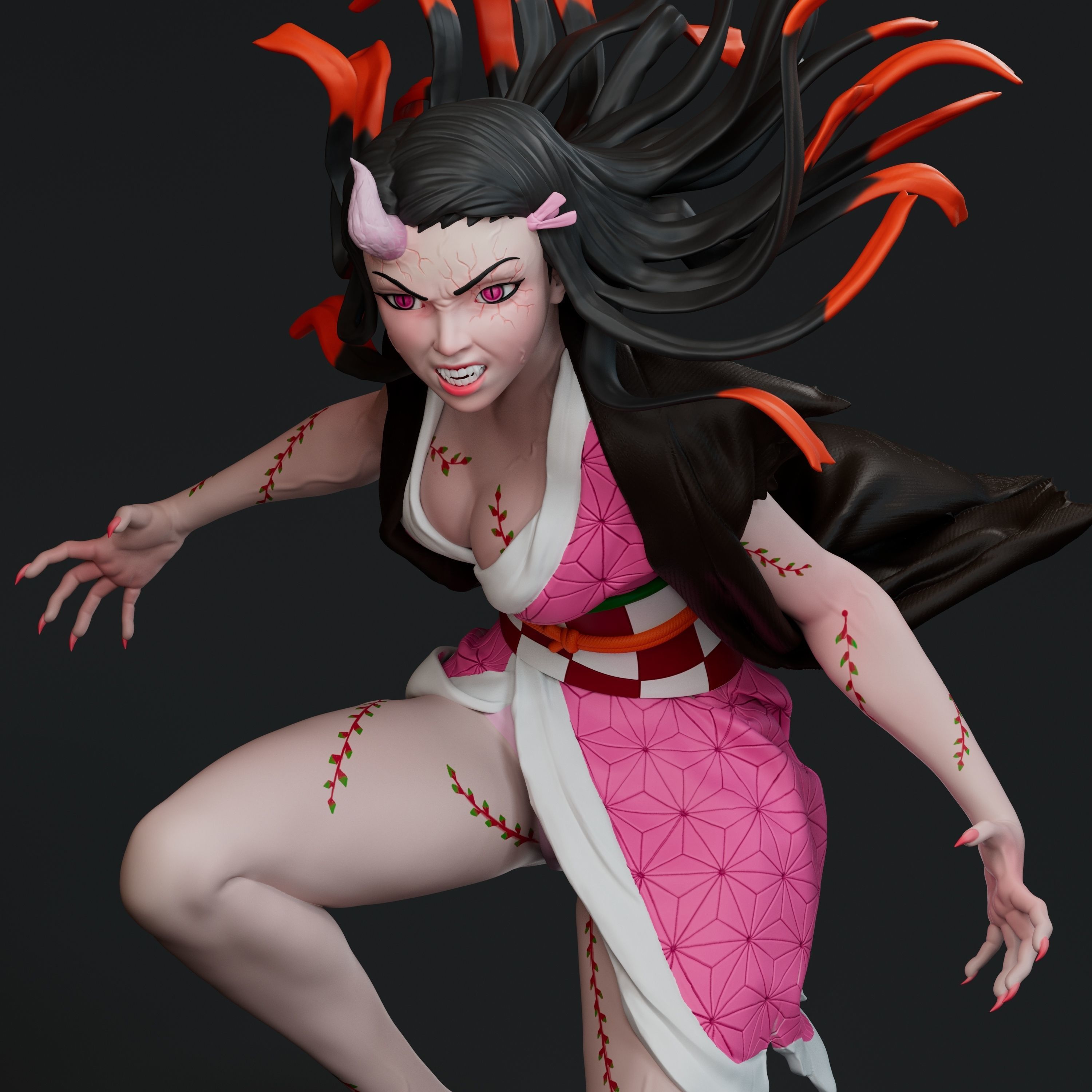 NEZUKO - KIMETSU NO YAIBA FIGURE 3D print model_5