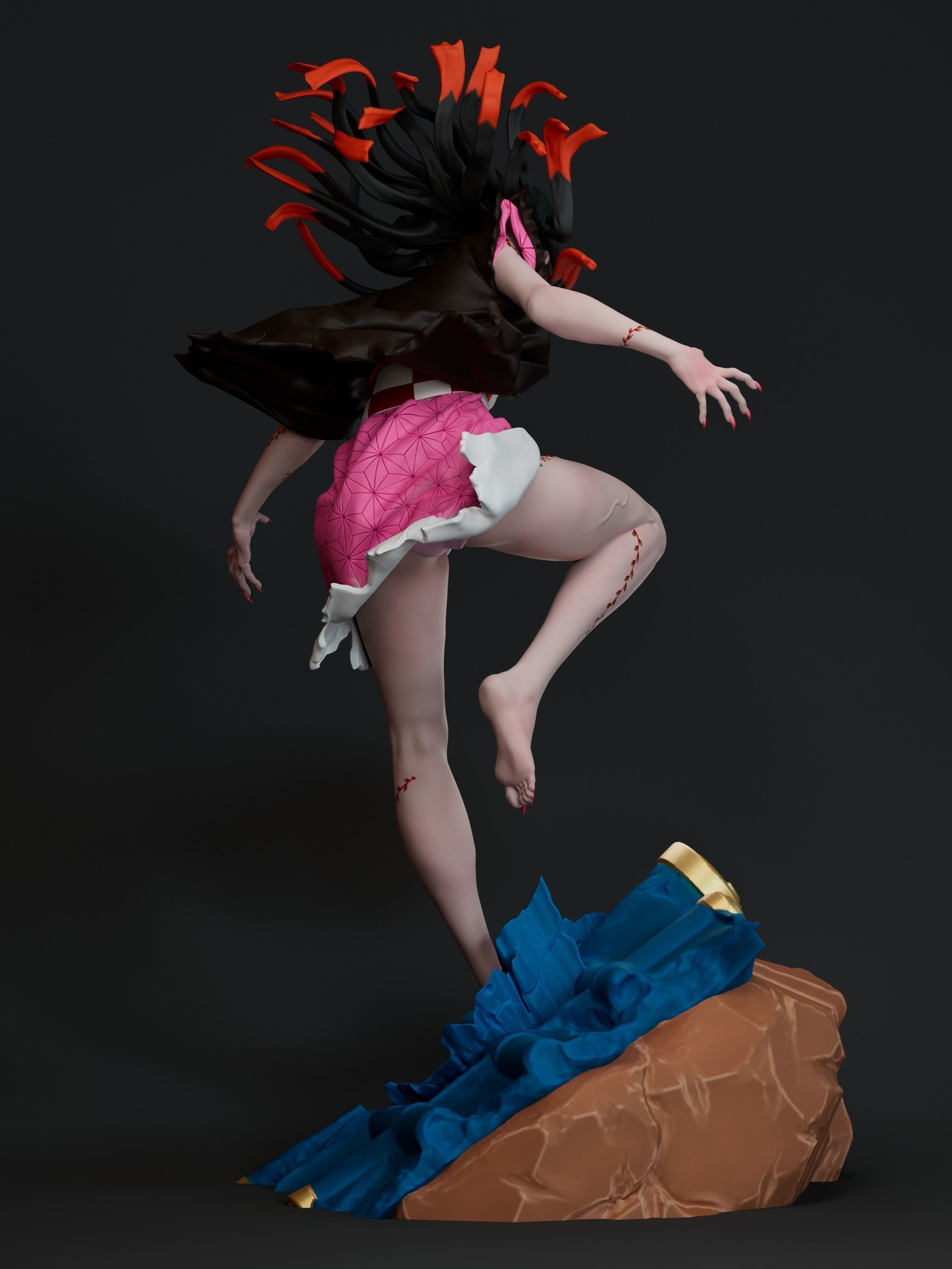 NEZUKO - KIMETSU NO YAIBA FIGURE 3D print model_8