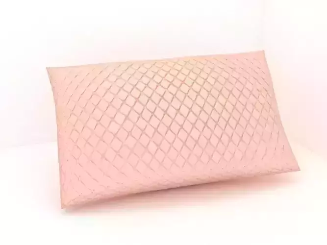A textured pillow