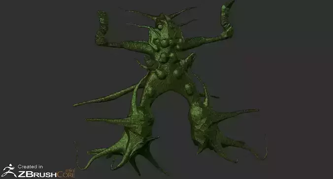 3d character cockroach animated