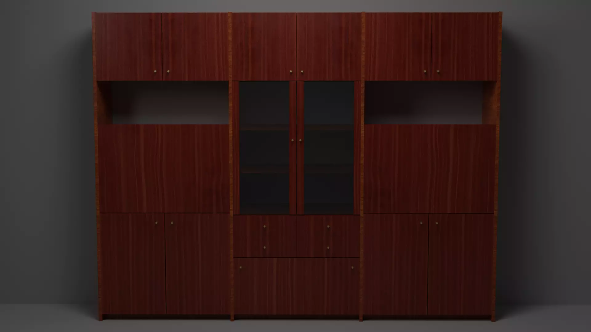 USSR Cabinet Free low-poly 3D model
