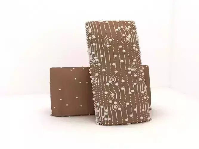 pillow chocolate bar with pearls