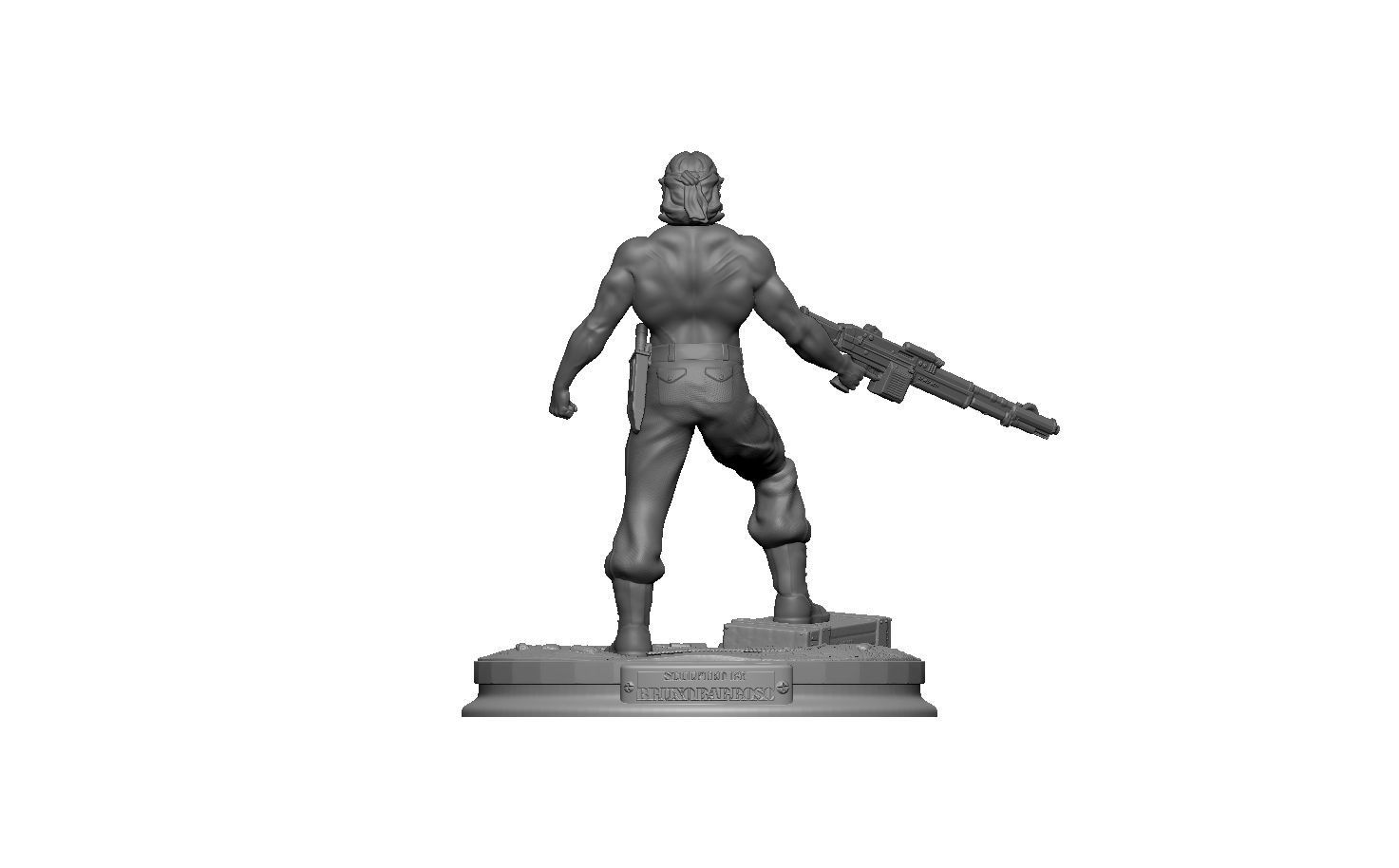 RAMBO STALLONE SILVESTER 80 ROCKY 3D print model_11