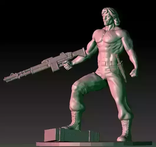 RAMBO STALLONE SILVESTER 80 ROCKY  3D print model