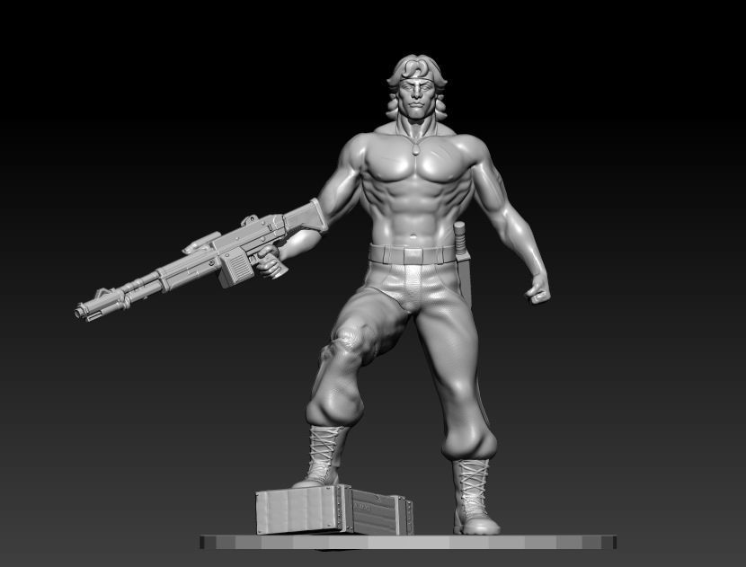 RAMBO STALLONE SILVESTER 80 ROCKY 3D print model_3