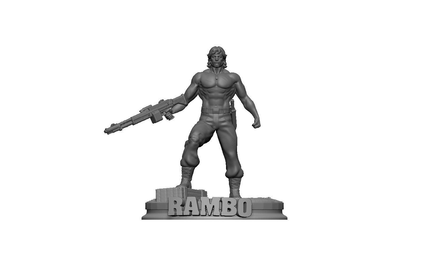 RAMBO STALLONE SILVESTER 80 ROCKY 3D print model_6