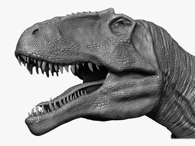 Giganotosaurus Sculpt Project 3D model