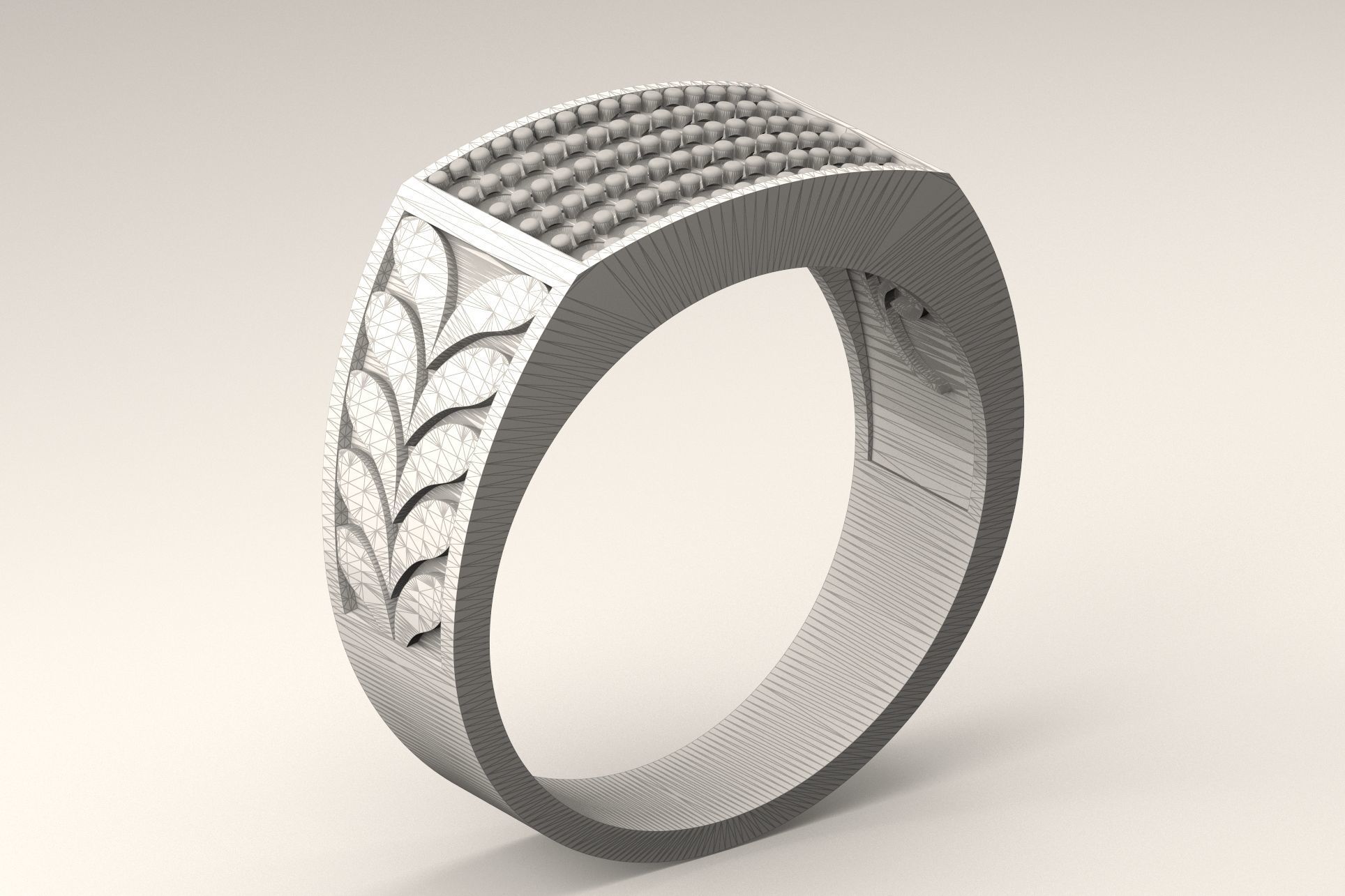 Signet Ring R 158 3D print model_5
