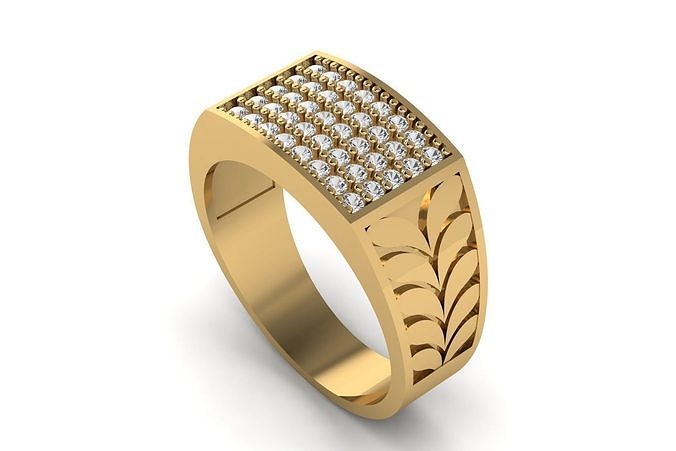Signet Ring R 158 3D print model