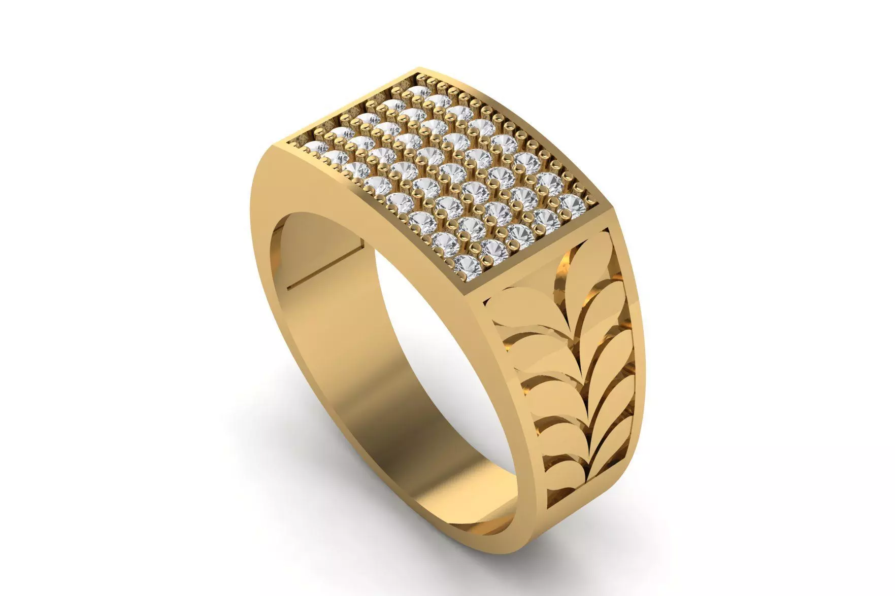 Signet Ring R 158 3D print model_0