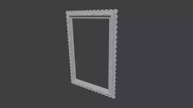 Dolls House picture frame 100 mm x 70 mm 3D print model