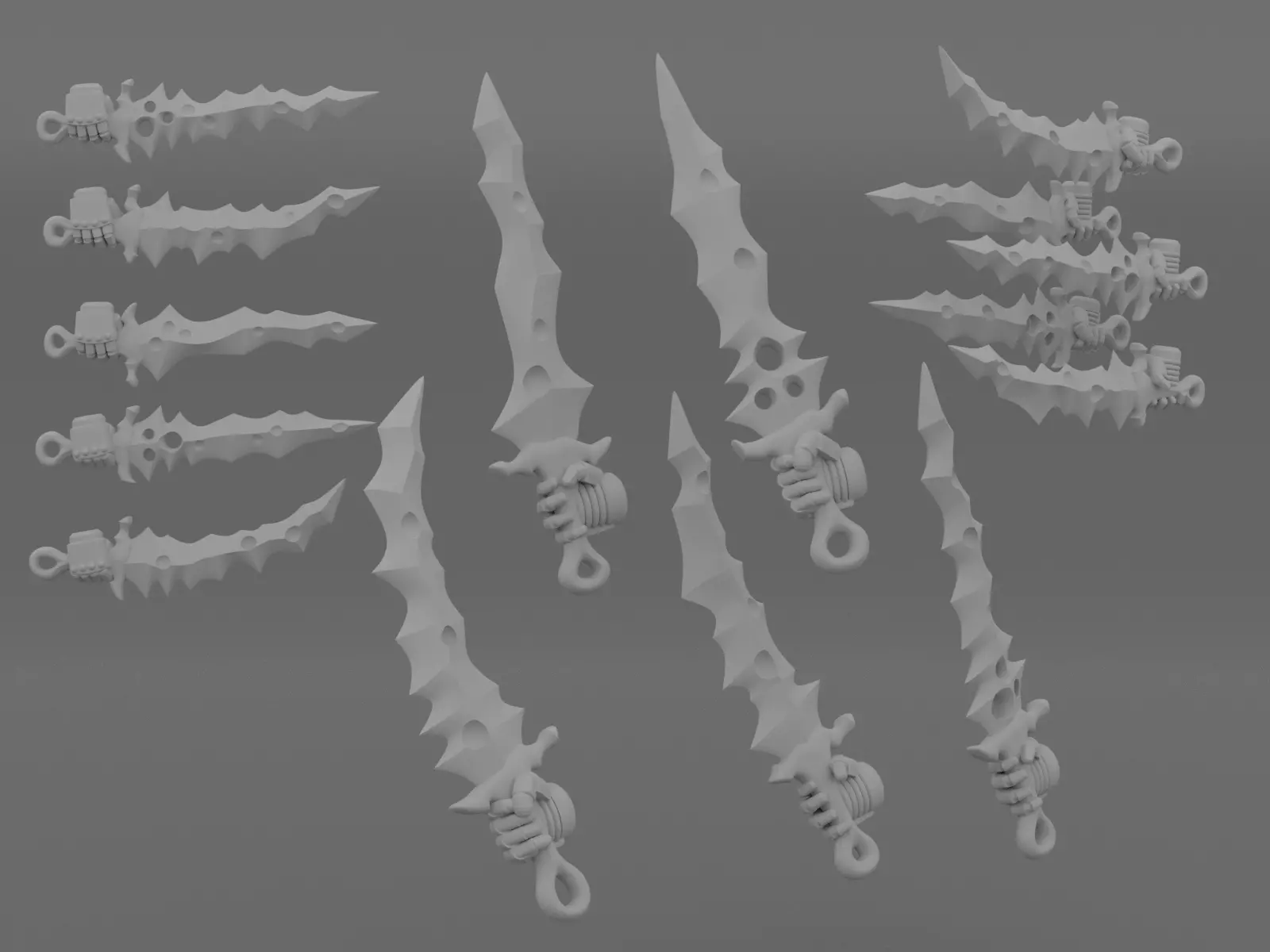 Plague Blades 3D print model_0