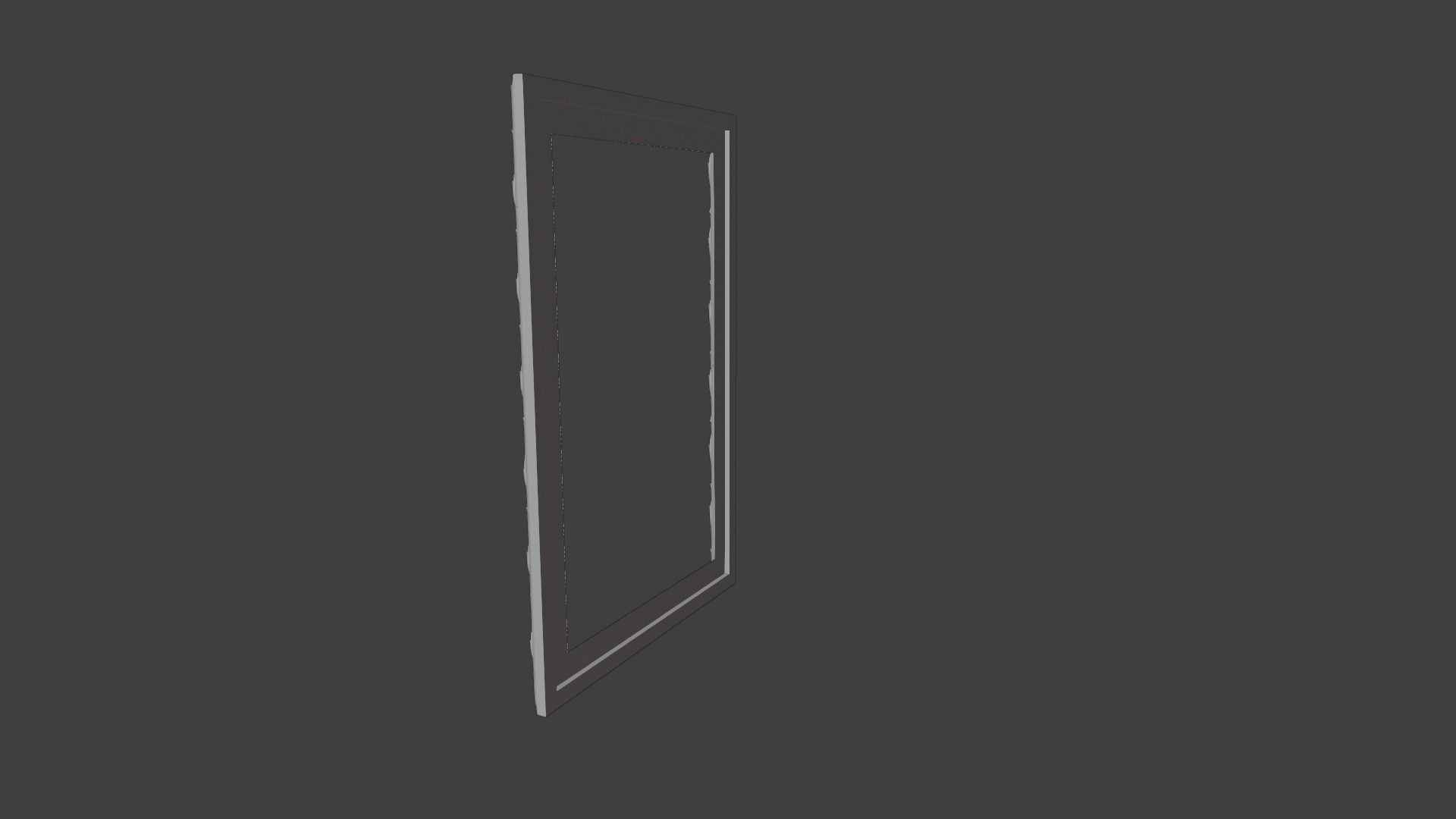 Dolls House picture frame 72 mm x 50 mm 3D print model_1