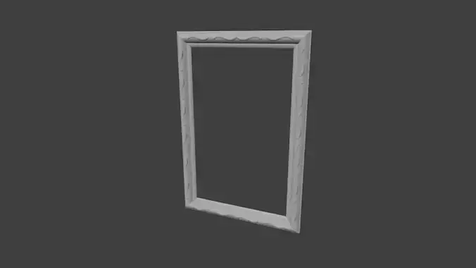 Dolls House picture frame 72 mm x 50 mm