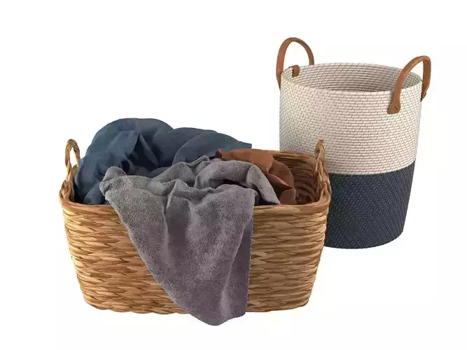 Laundry Baskets 3D model