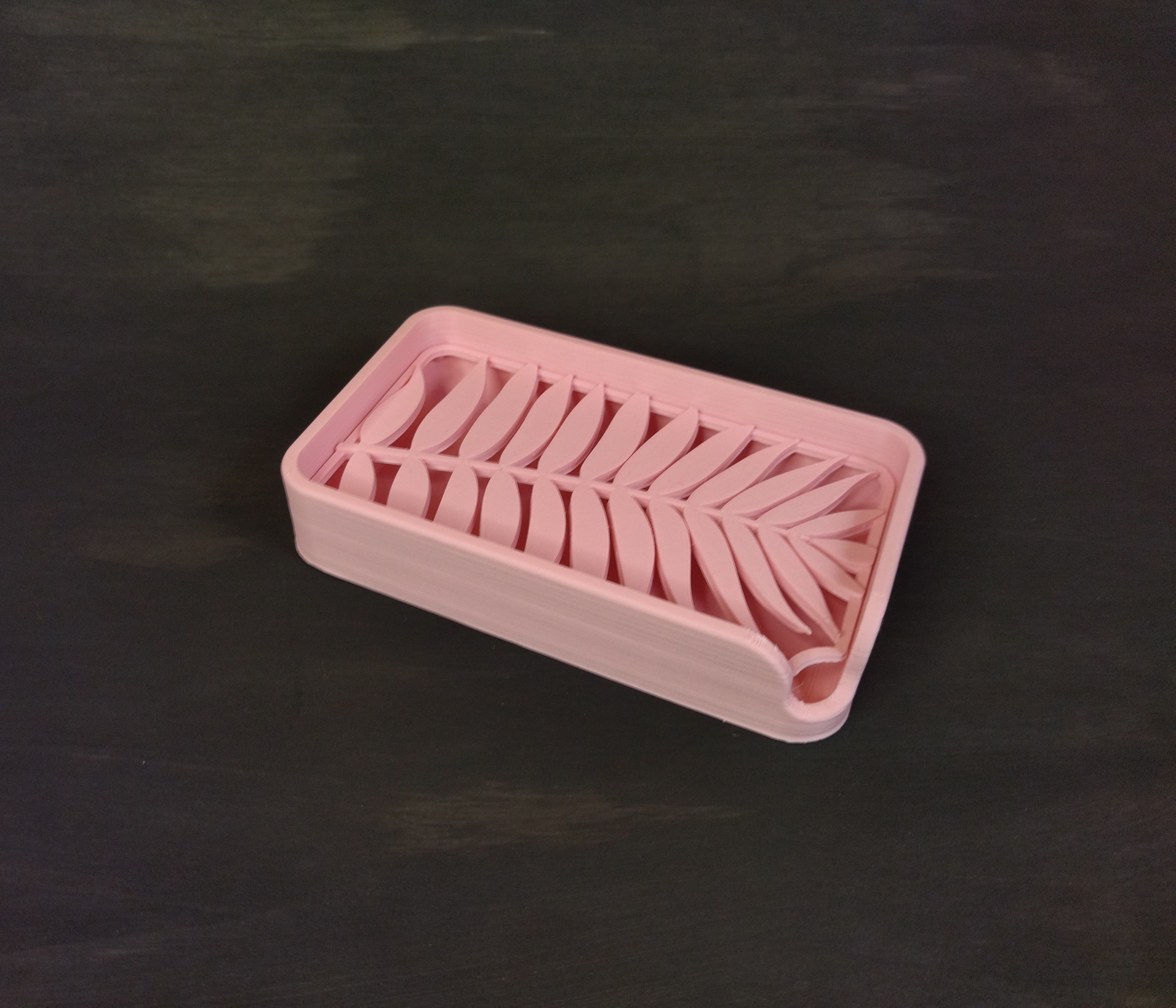 Soap Holder Dish Plant Leaves  - 2 Models 3D print model_2