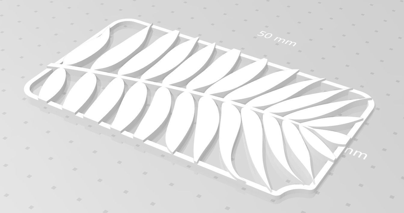 Soap Holder Dish Plant Leaves  - 2 Models 3D print model_7