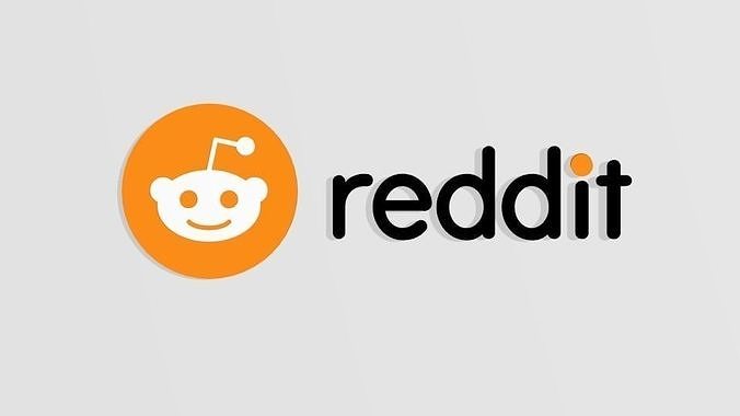 Reddit logo  3D model