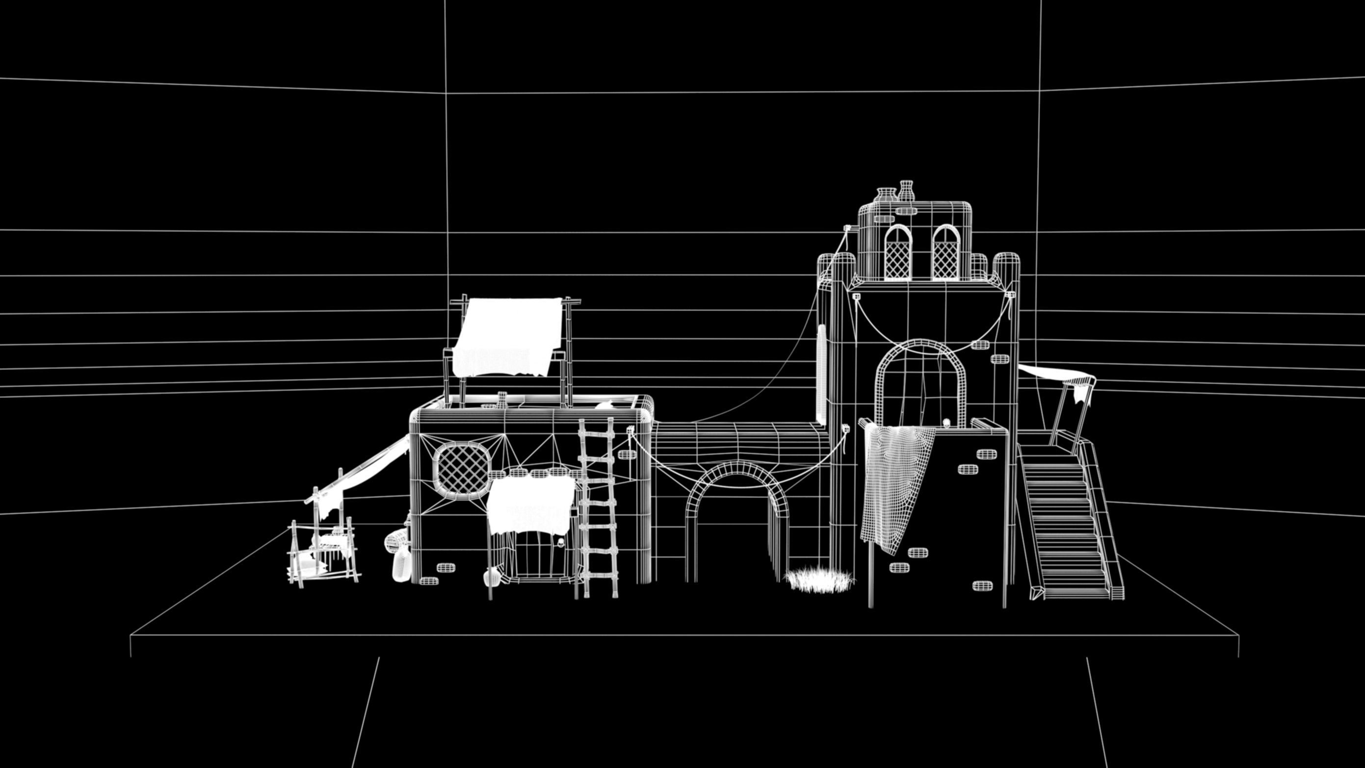 Old arabic house  3D model_15