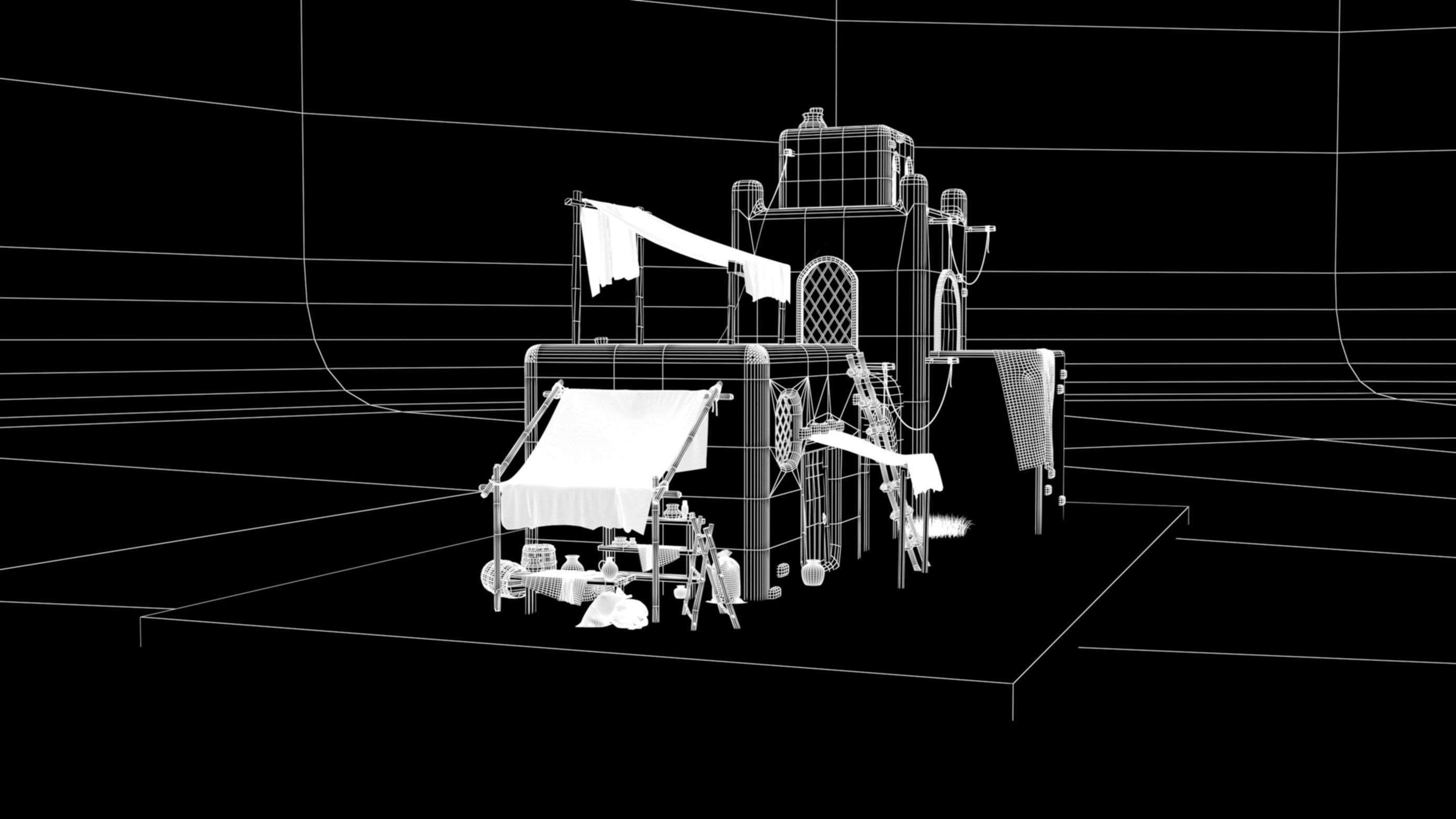 Old arabic house  3D model_14