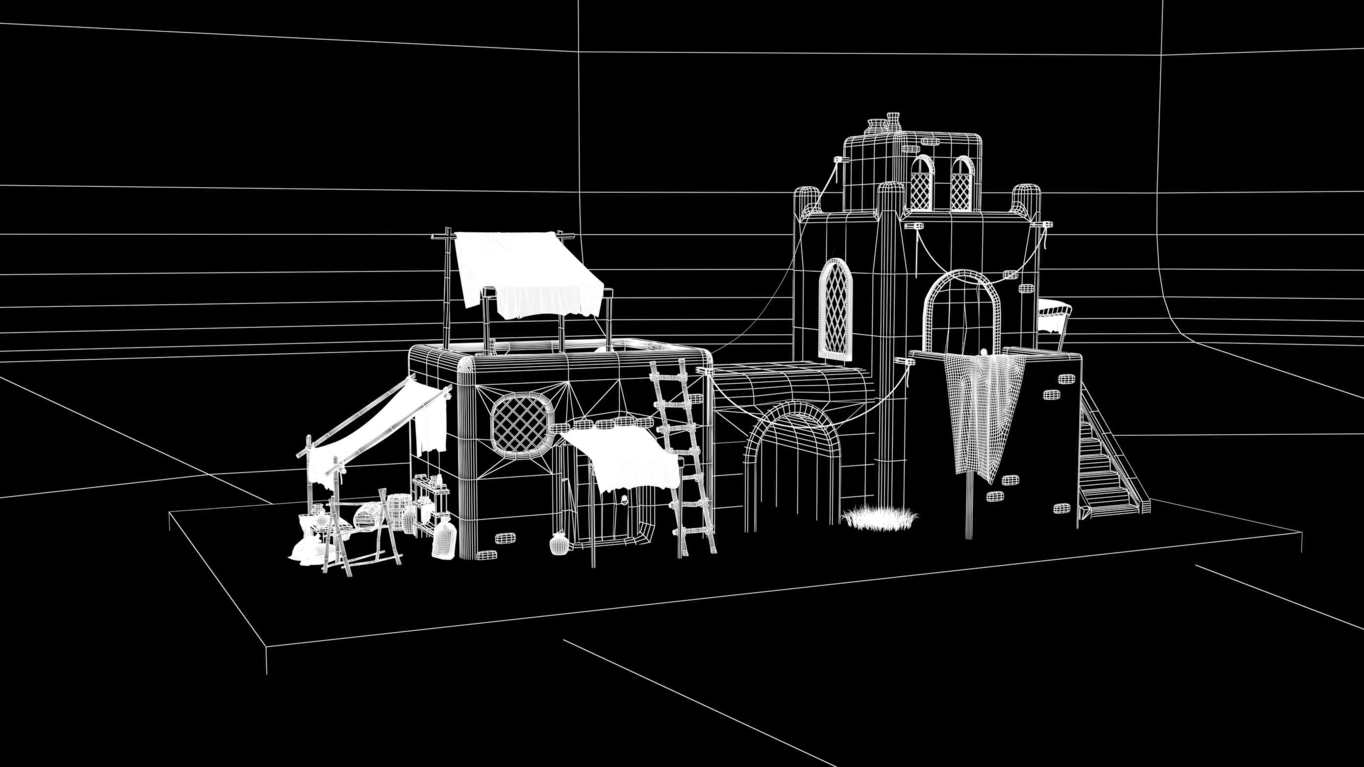 Old arabic house  3D model_13