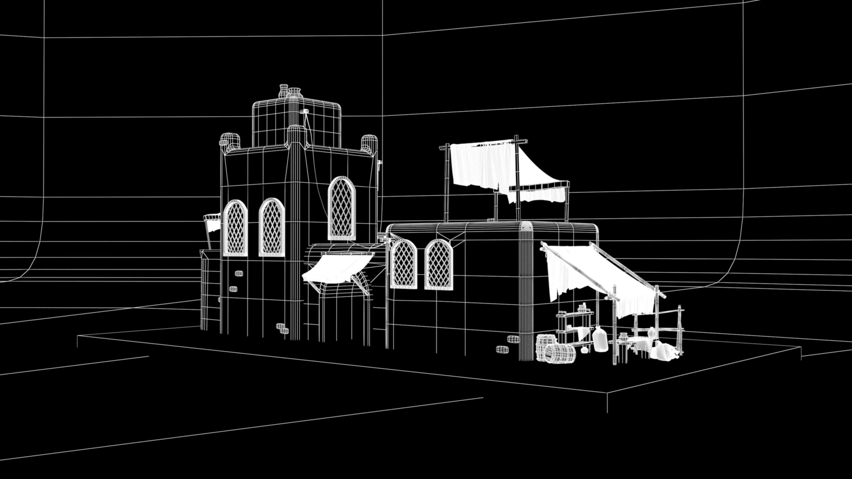 Old arabic house  3D model_18