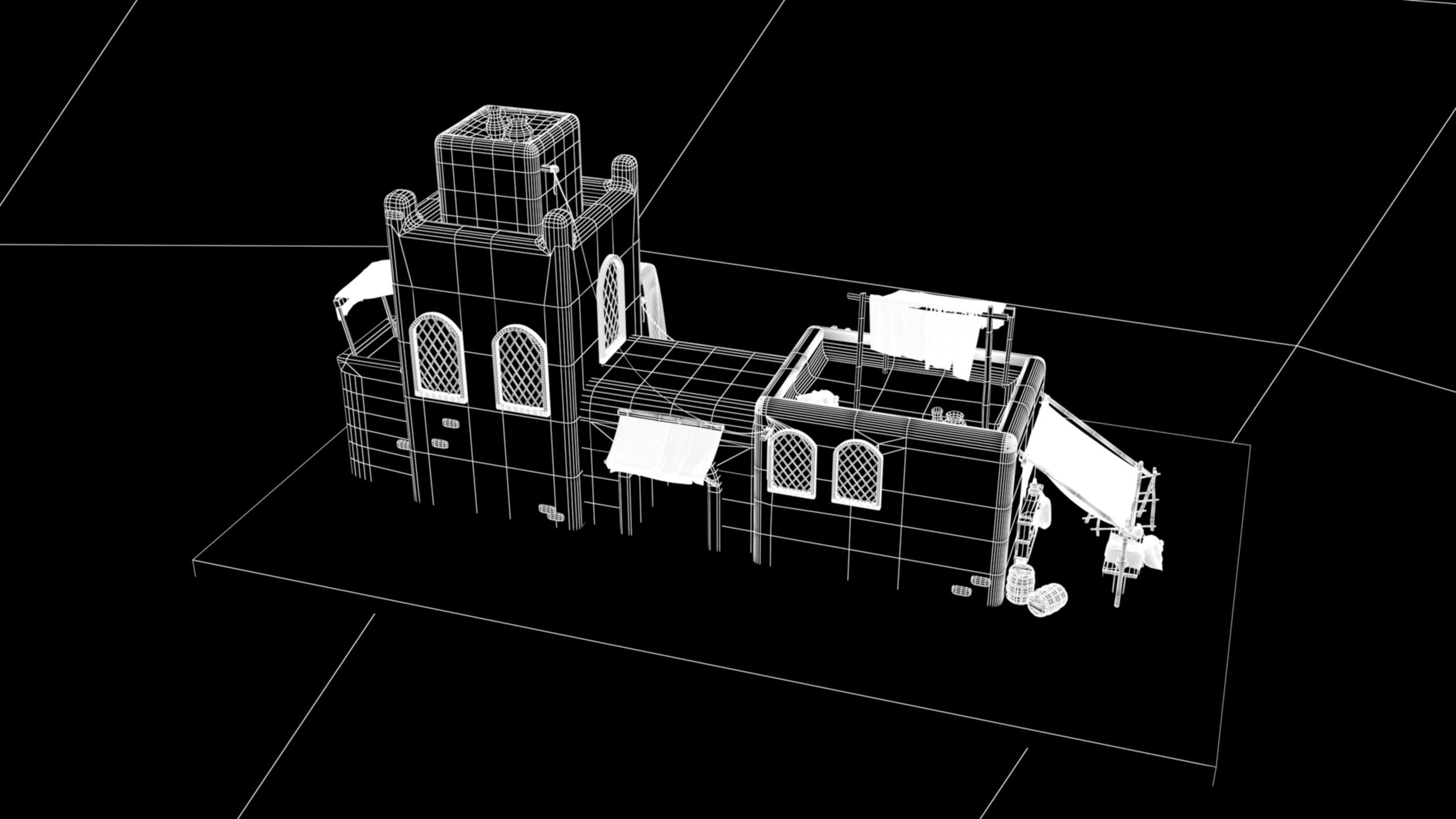 Old arabic house  3D model_17