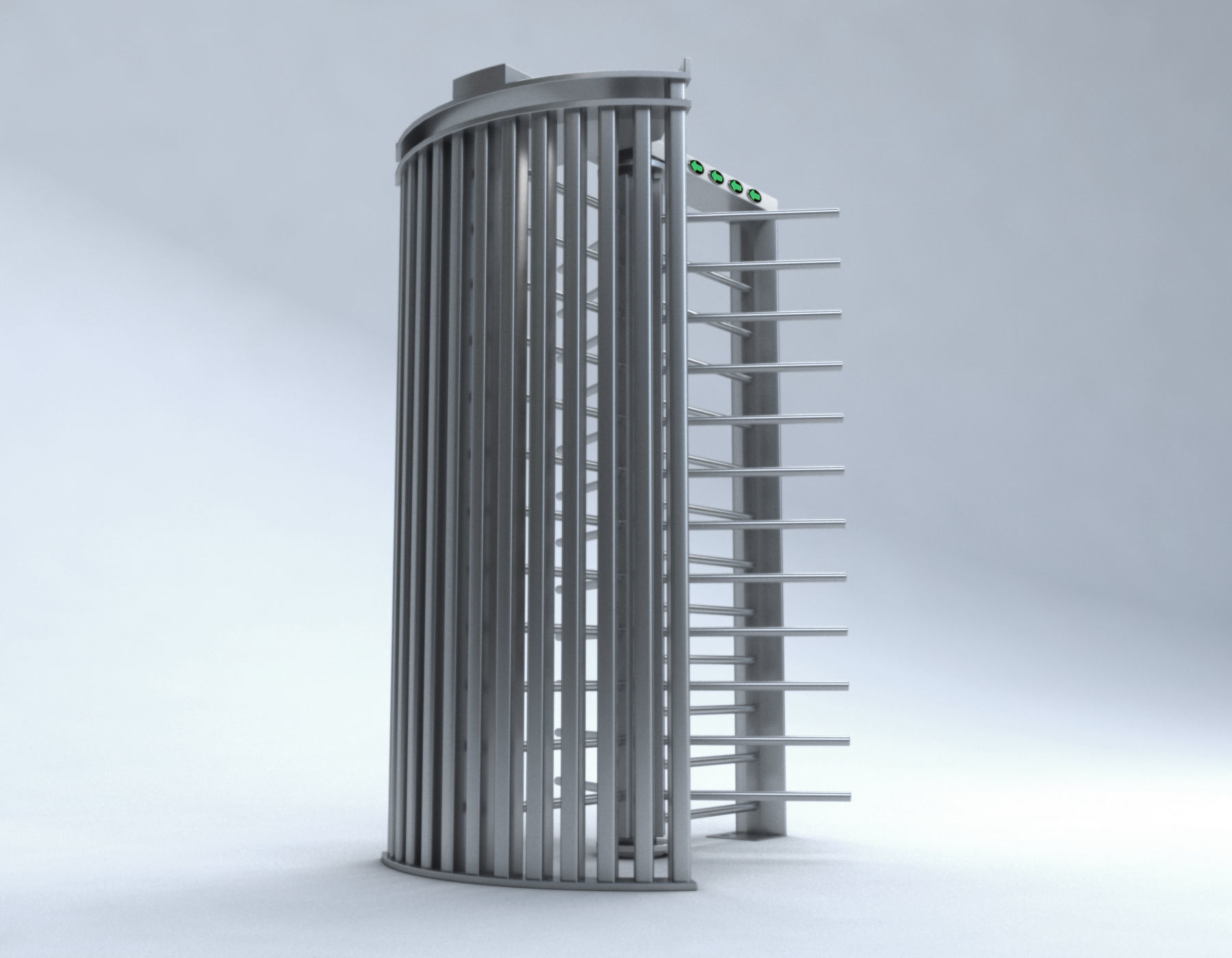 Turnstile Gate 3D model_1