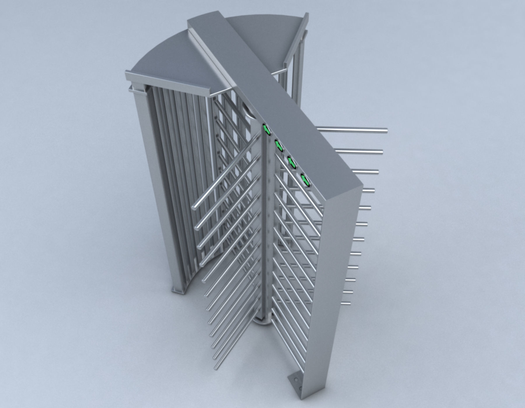 Turnstile Gate 3D model_4
