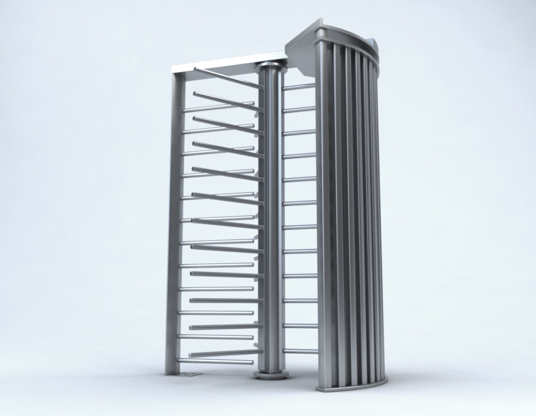 Turnstile Gate 3D model_3