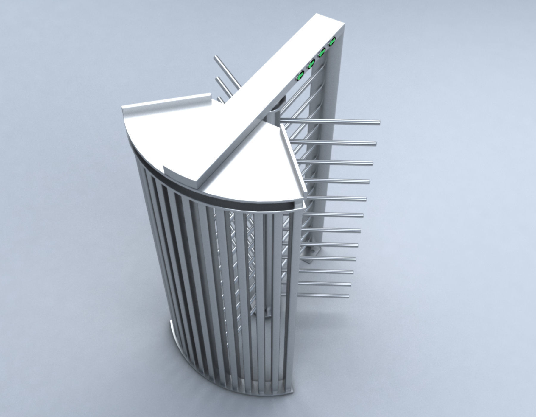 Turnstile Gate 3D model_5