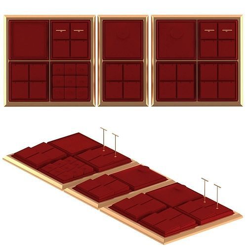 Jewelry display fanxi-05 3D model