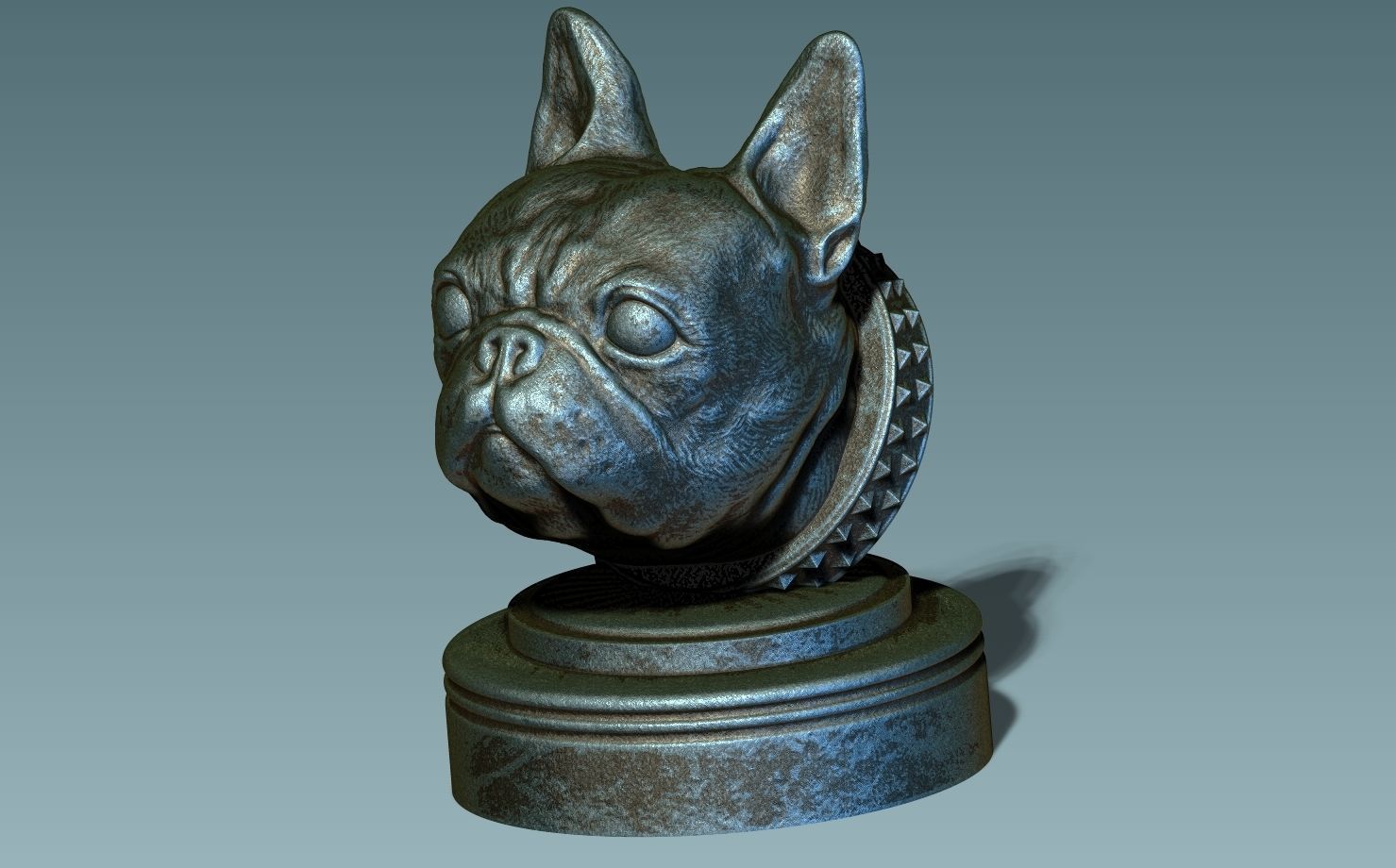 Frenchie French Bulldog  3D print model_10