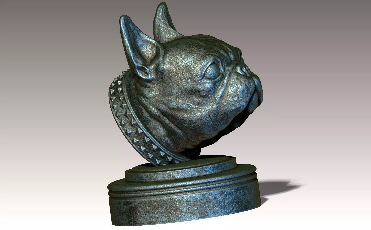 Frenchie French Bulldog  3D print model_0