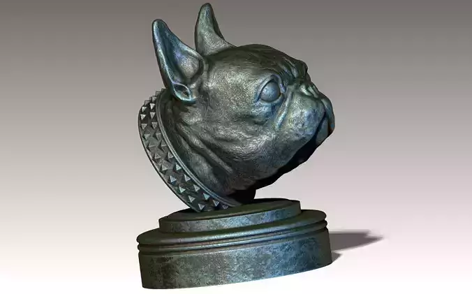 Frenchie French Bulldog  3D print model