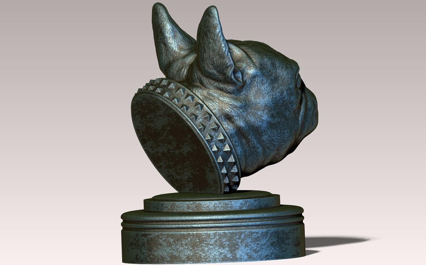 Frenchie French Bulldog  3D print model_1