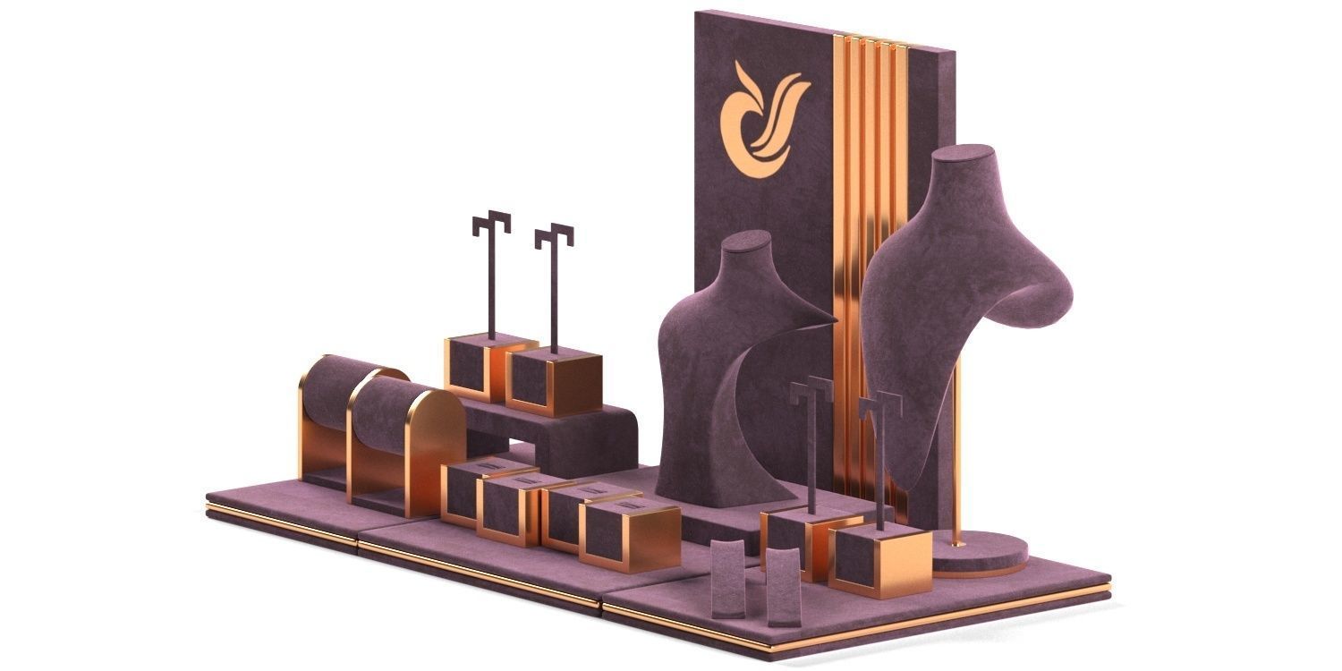 jewelry display Yadao-03 3D model_6