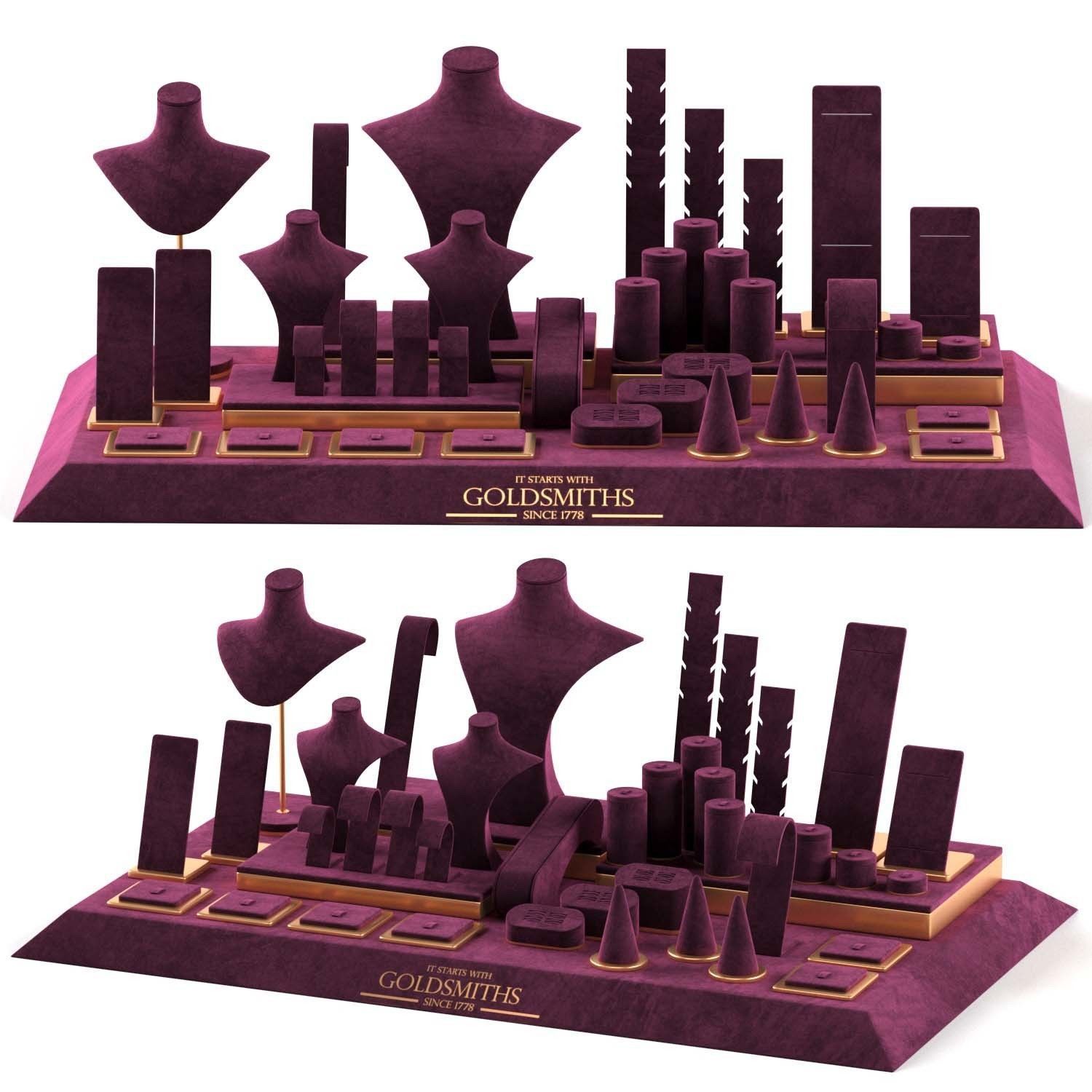 Jewelry display Goldsmiths-01 3D model_3