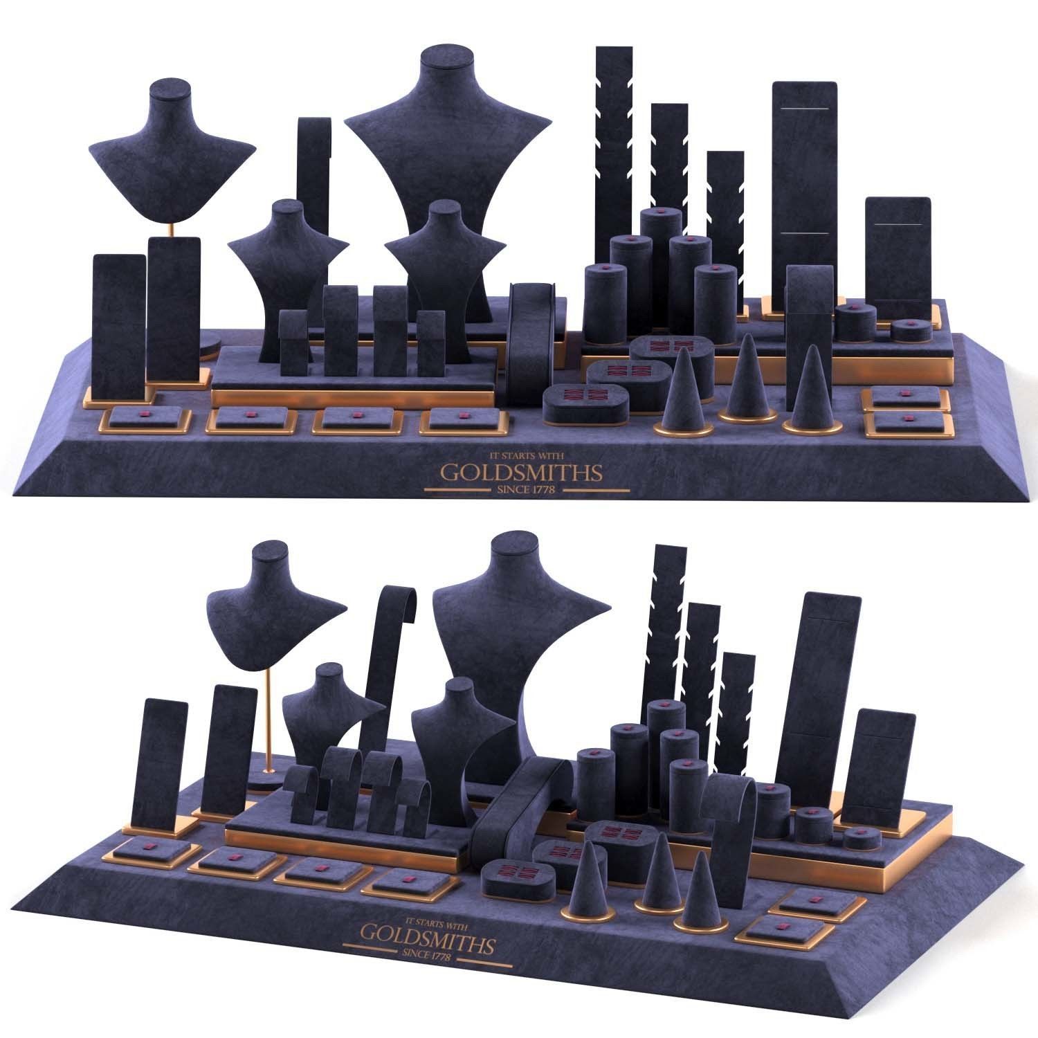 Jewelry display Goldsmiths-01 3D model_4