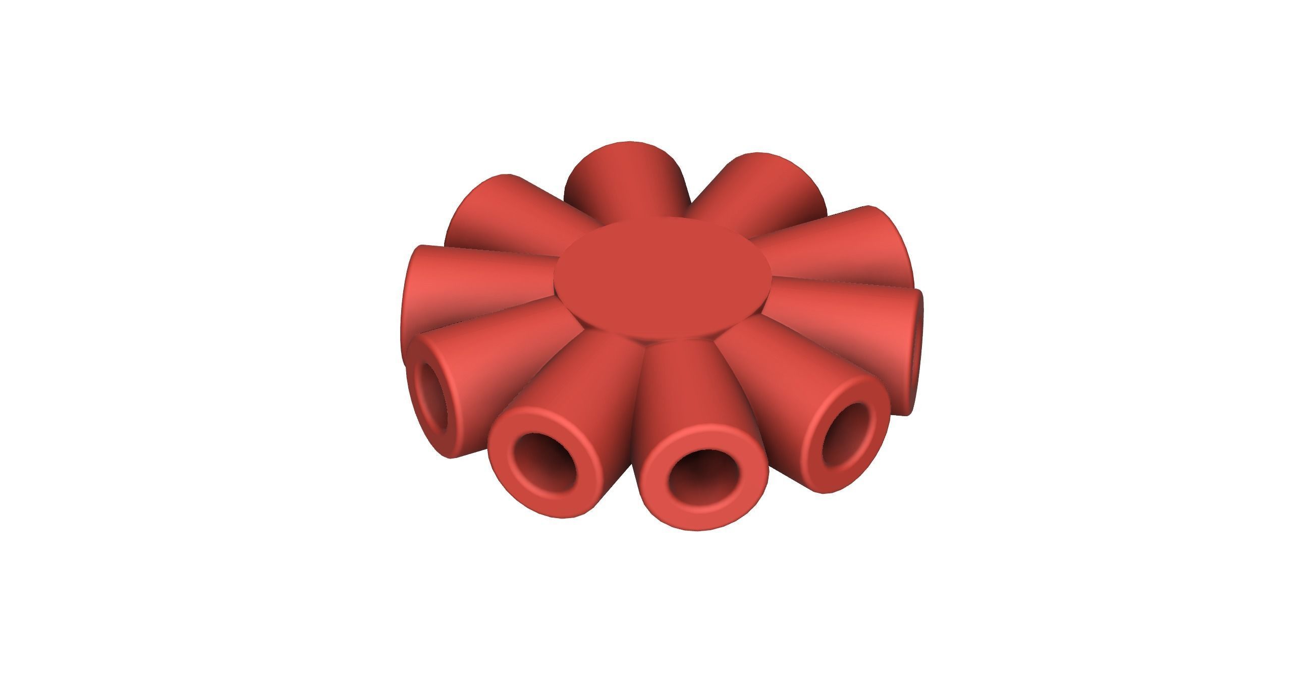 Glow Stick Building Connectors 3D print model_15