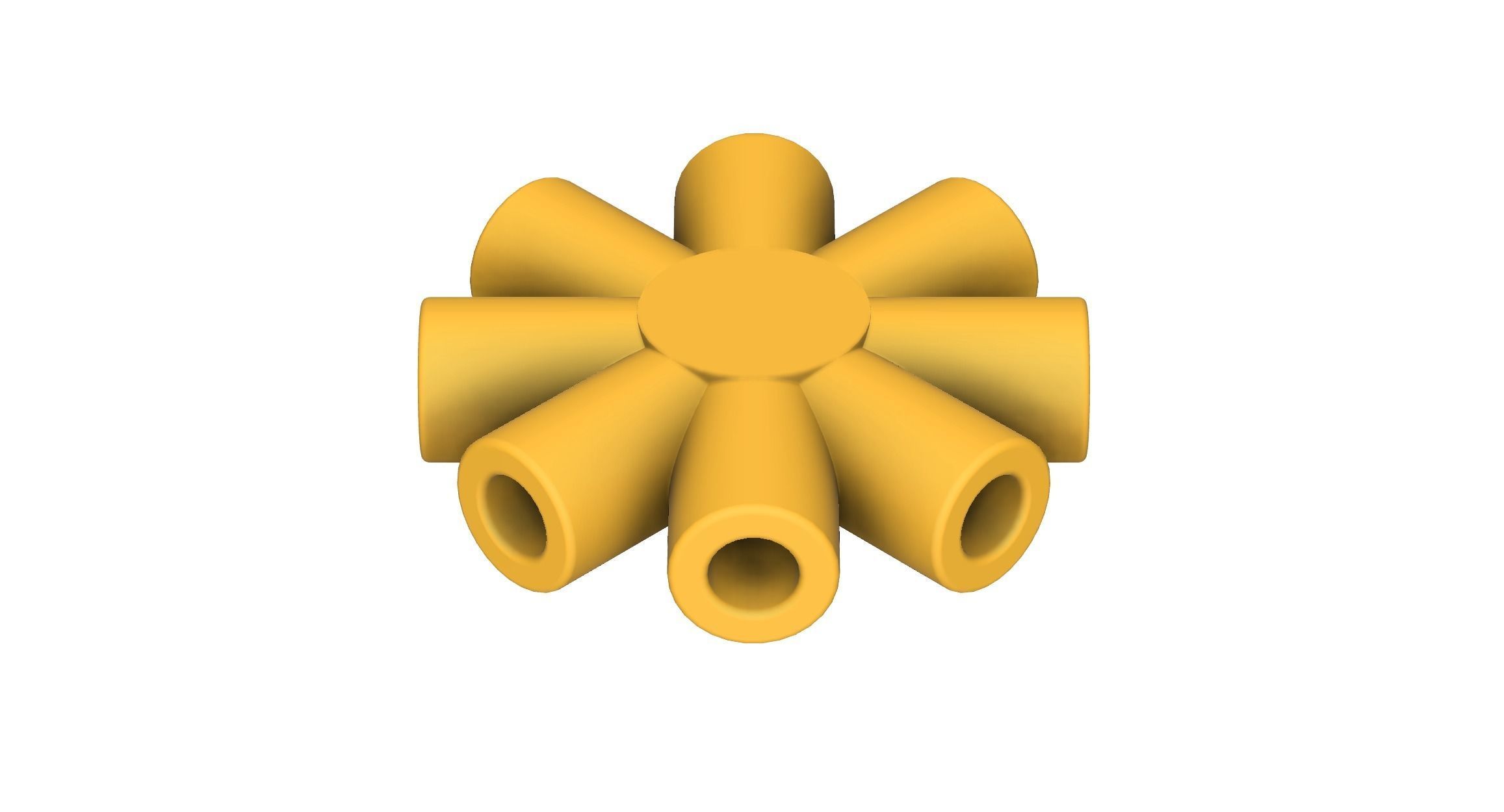 Glow Stick Building Connectors 3D print model_14