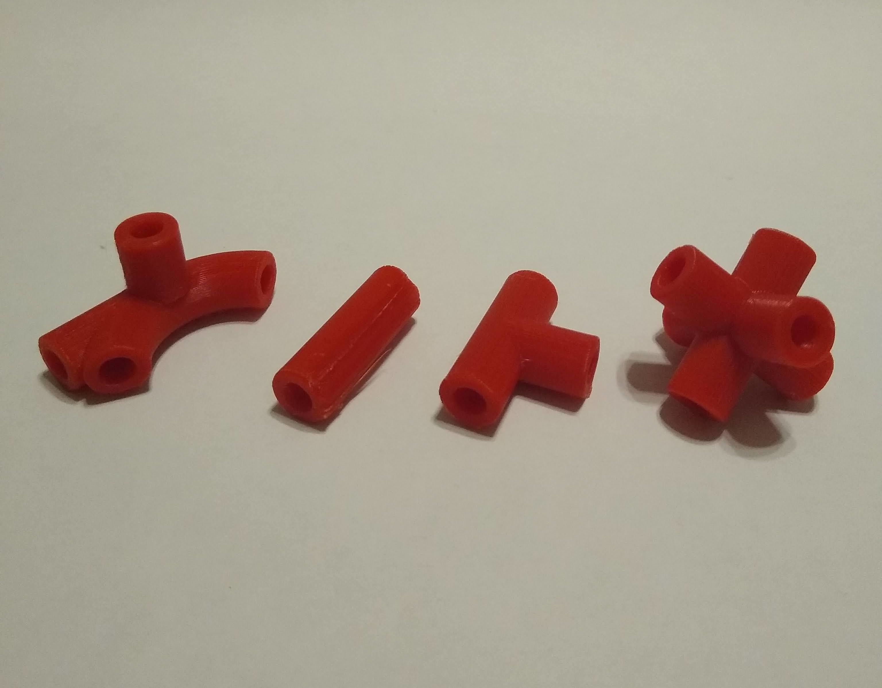 Glow Stick Building Connectors 3D print model_6