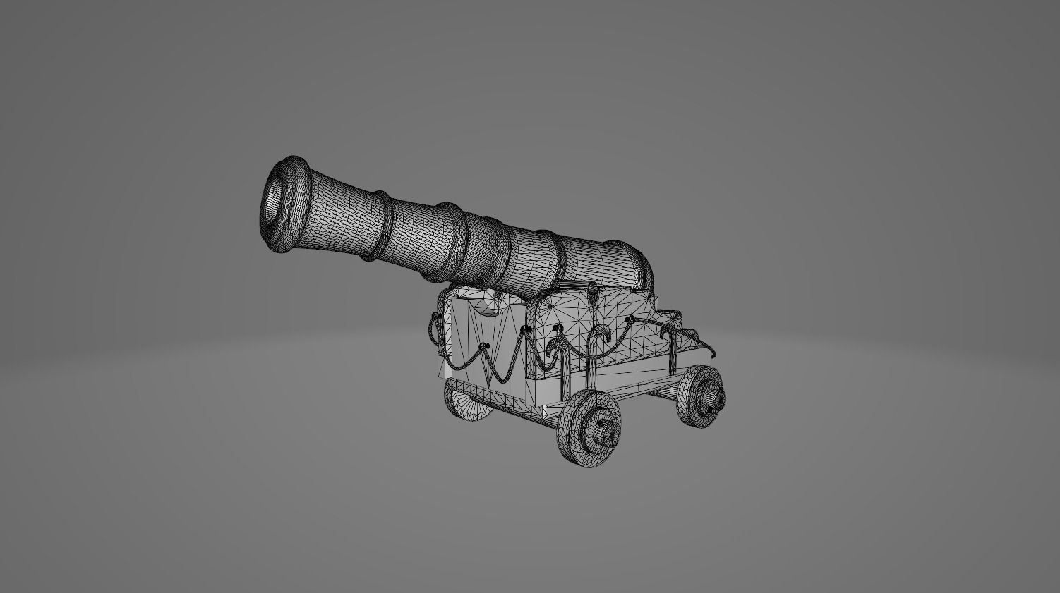 Long Range Canon V2 3D model_12