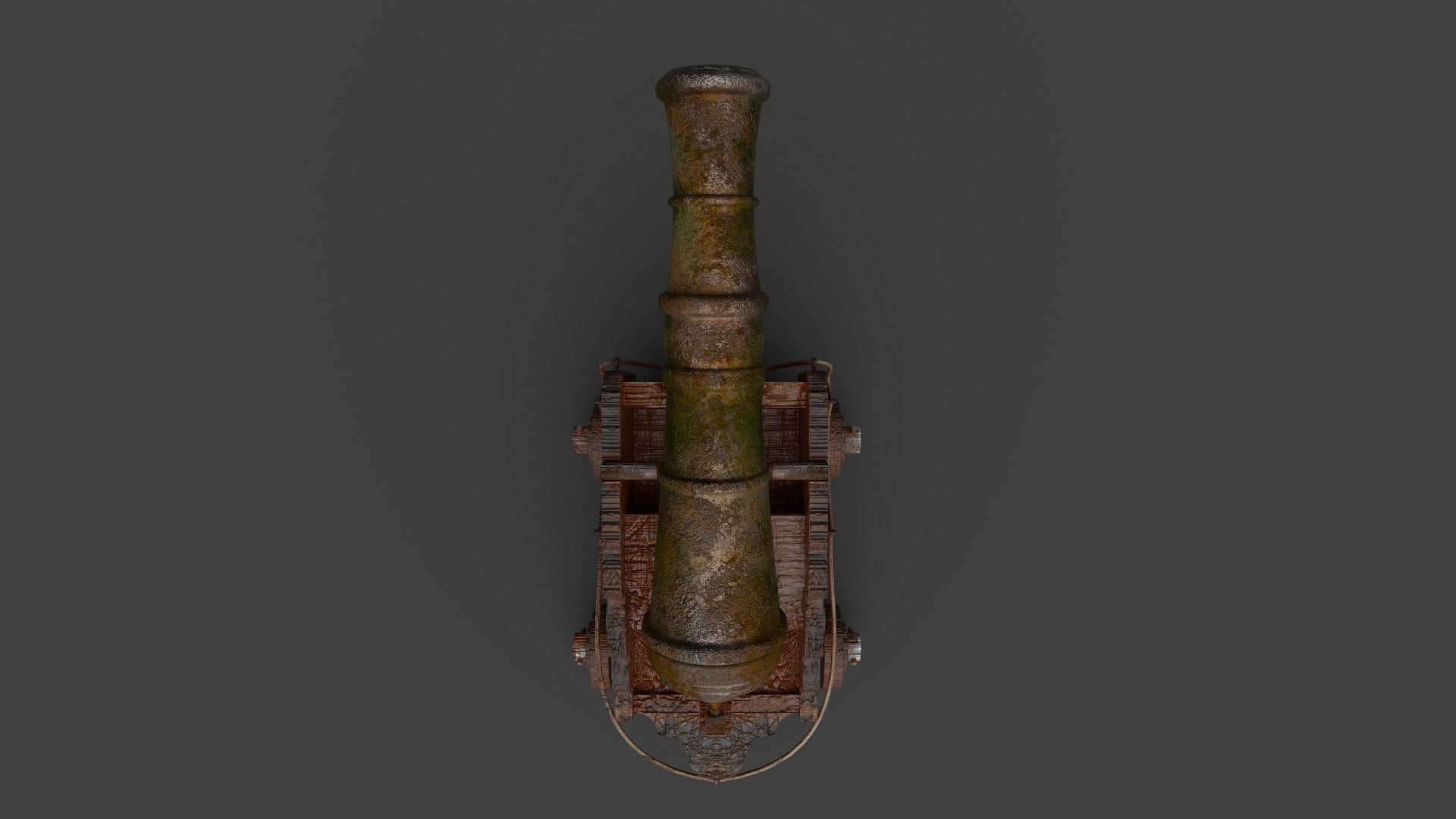Long Range Canon V2 3D model_16