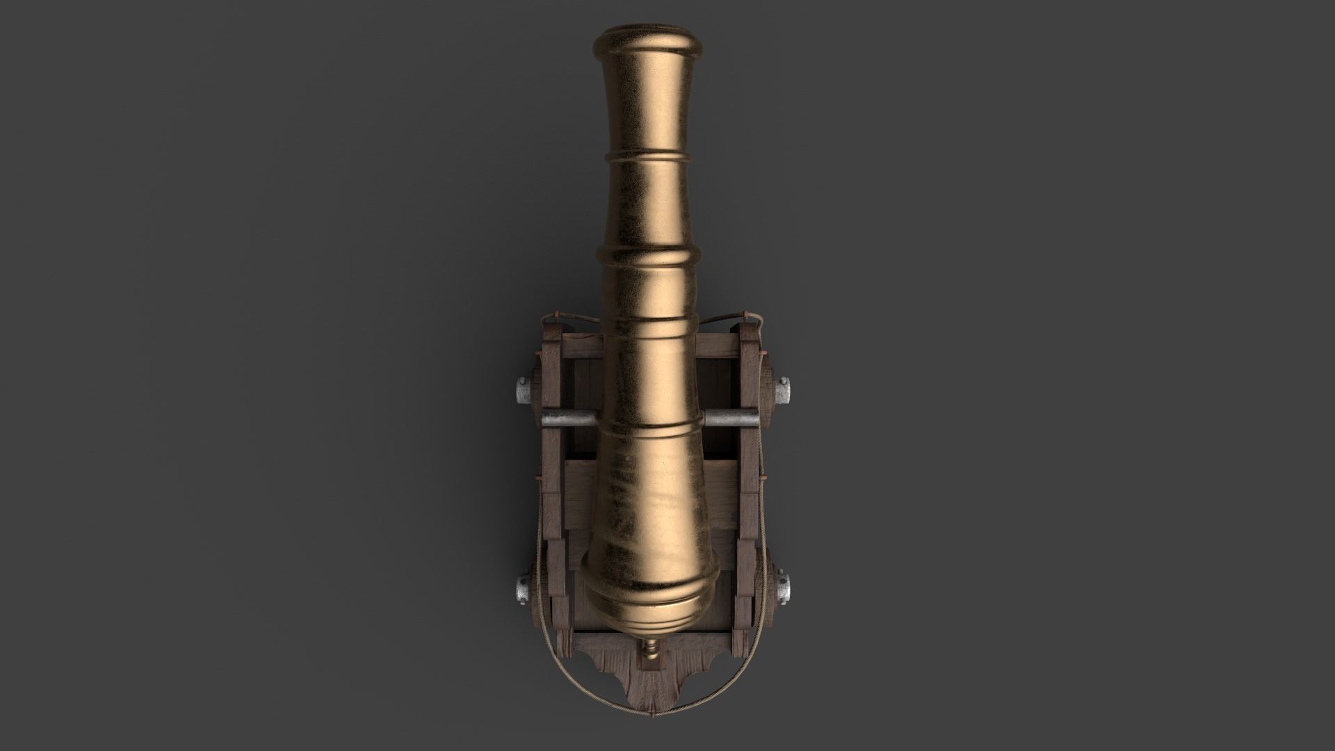 Long Range Canon V2 3D model_8