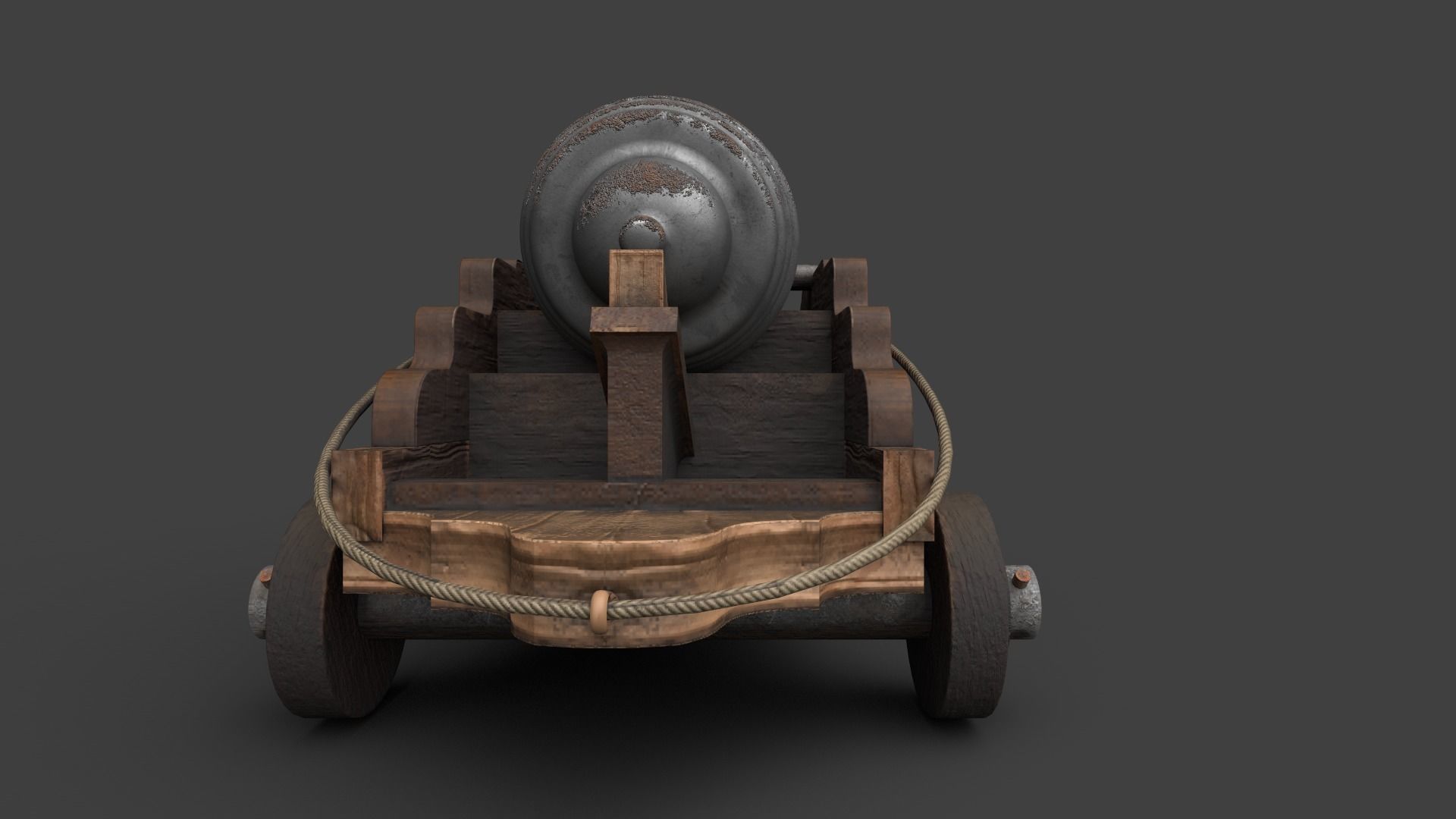 Long Range Canon V2 3D model_13