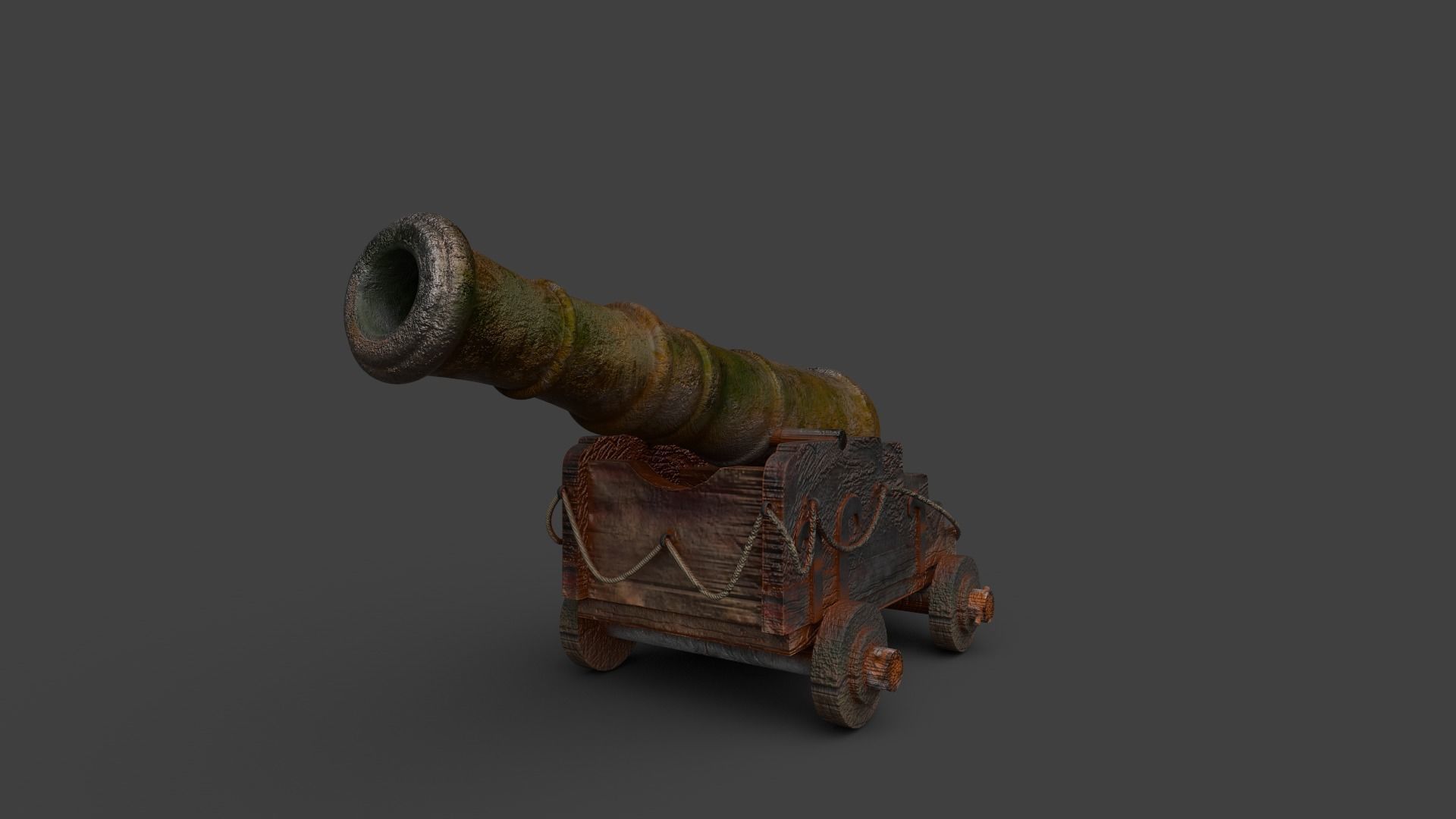 Long Range Canon V2 3D model_9